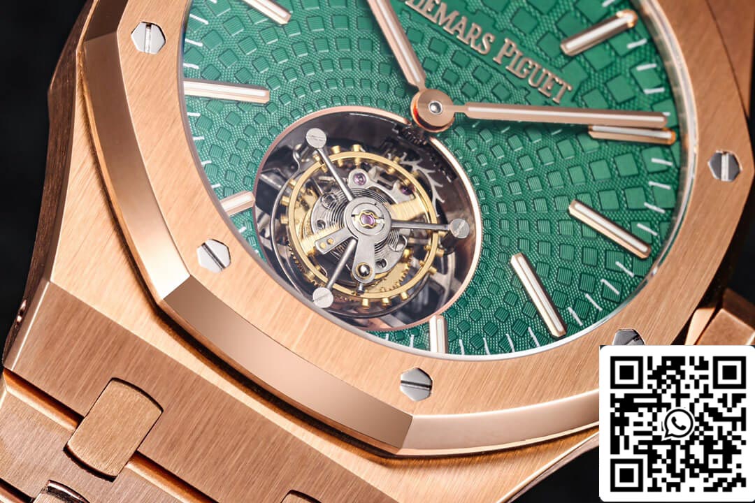 Audemars Piguet Royal Oak Tourbillon 26533OR.OO.1220OR.01 1:1 Best Edition R8 Factory Green Dial US Replica Watch