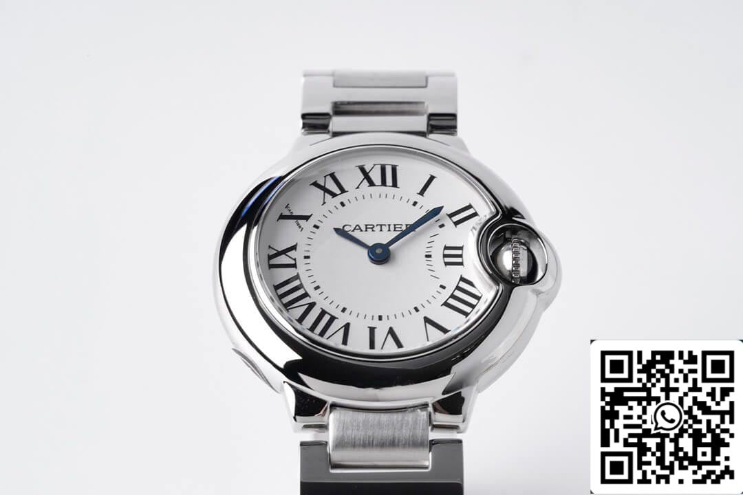 Ballon Bleu De Cartier 28MM W69010Z4 1:1 Best Edition AF Factory White Dial US Replica Watch