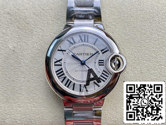 Ballon Bleu De Cartier 33MM W6920071 1:1 Best Edition V6 Factory White Dial US Replica Watch
