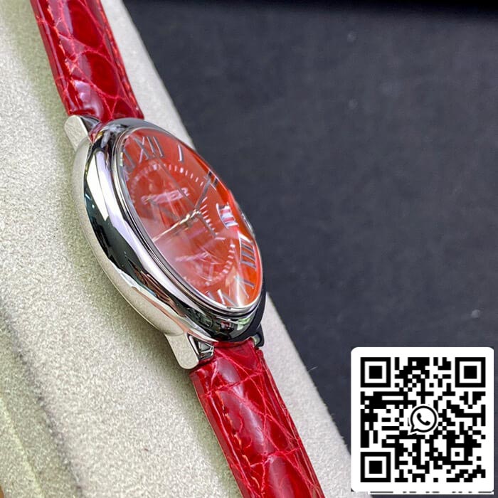 Ballon Bleu De Cartier 36MM 1:1 Best Edition 3K Factory Red Dial US Replica Watch