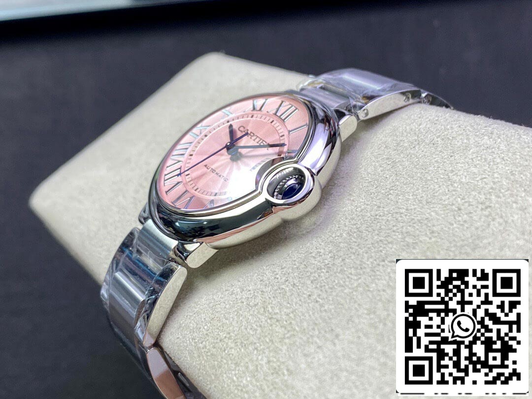 Ballon Bleu De Cartier 36MM WSBB0007 1:1 Best Edition 3K Factory Pink Dial US Replica Watch
