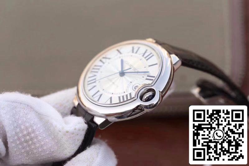 Ballon Bleu De Cartier 42 WGBB0018 V9 Factory Mechanical Watches 1:1 Best Edition Swiss ETA2824-2 Platinum Wrapped US Replica Watch