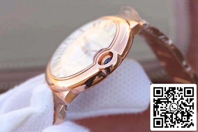 Ballon Bleu De Cartier 42MM W69006Z2 V9 Factory 1:1 Best Edition Swiss ETA2671 Silver Textured Dial US Replica Watch
