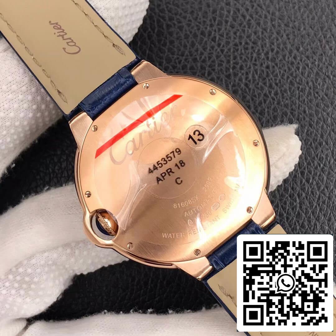 Ballon Bleu De Cartier 42MM WGBB0036 1:1 Best Edition V6 Factory Rose Gold US Replica Watch