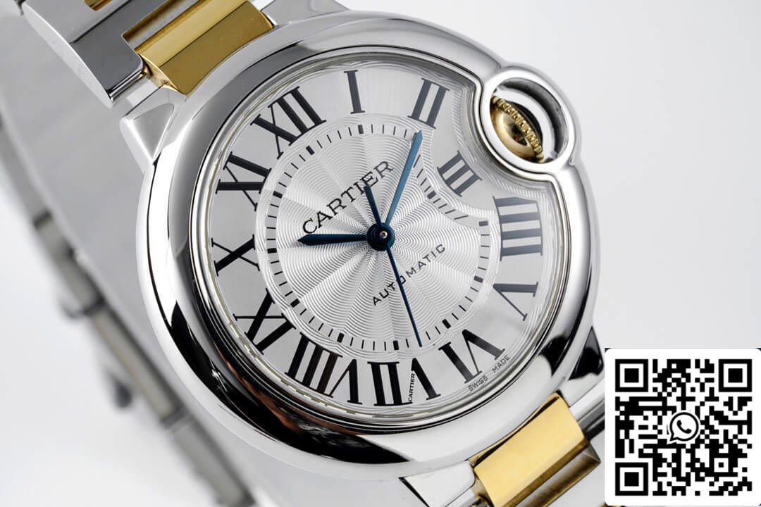 Ballon Bleu De Cartier W2BB0002 33MM 1:1 Best Edition AF Factory White Dial US Replica Watch