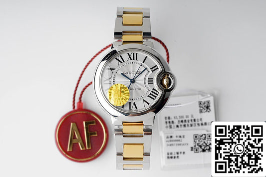Ballon Bleu De Cartier W2BB0002 33MM 1:1 Best Edition AF Factory White Dial US Replica Watch