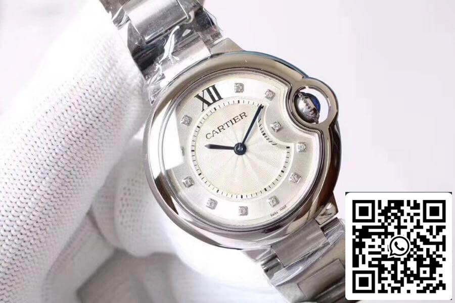 Ballon Bleu De Cartier WE9020 33mm V6 Factory 1:1 Best Edition Swiss ETA076 US Replica Watch