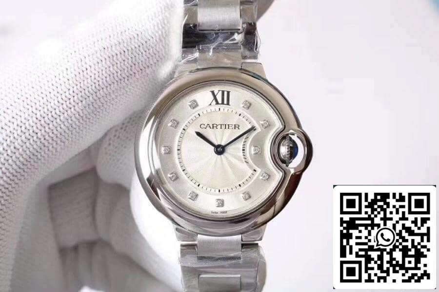 Ballon Bleu De Cartier WE9020 33mm V6 Factory 1:1 Best Edition Swiss ETA076 US Replica Watch