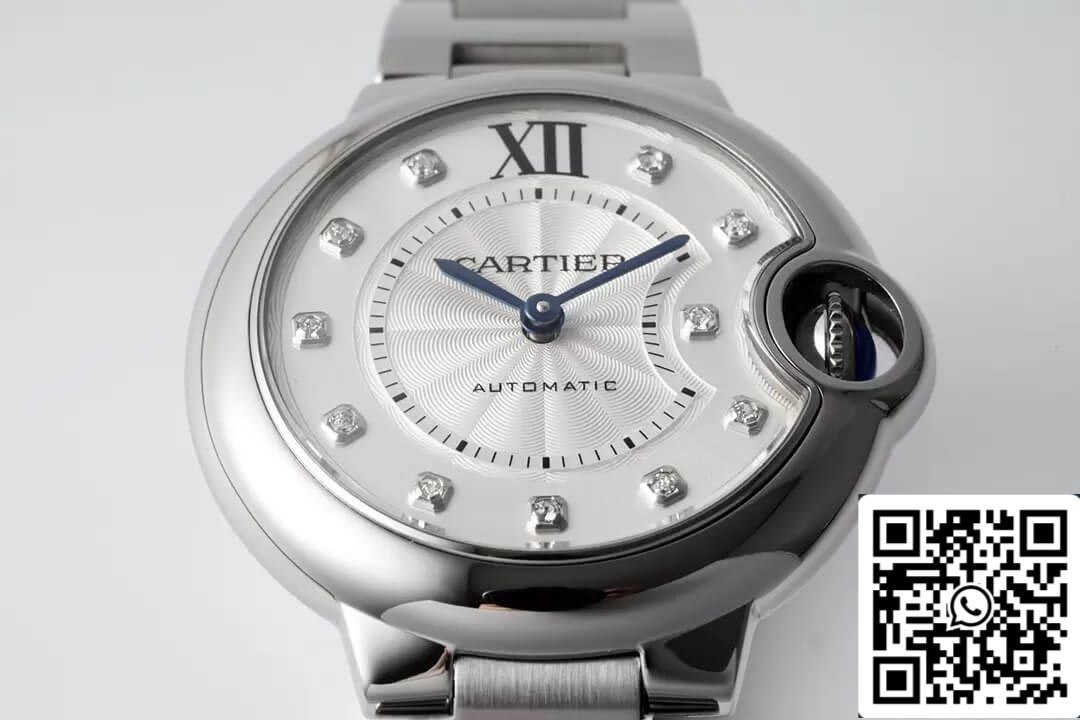 Ballon Bleu De Cartier WE902074 33MM 1:1 Best Edition AF Factory Silver Dial US Replica Watch