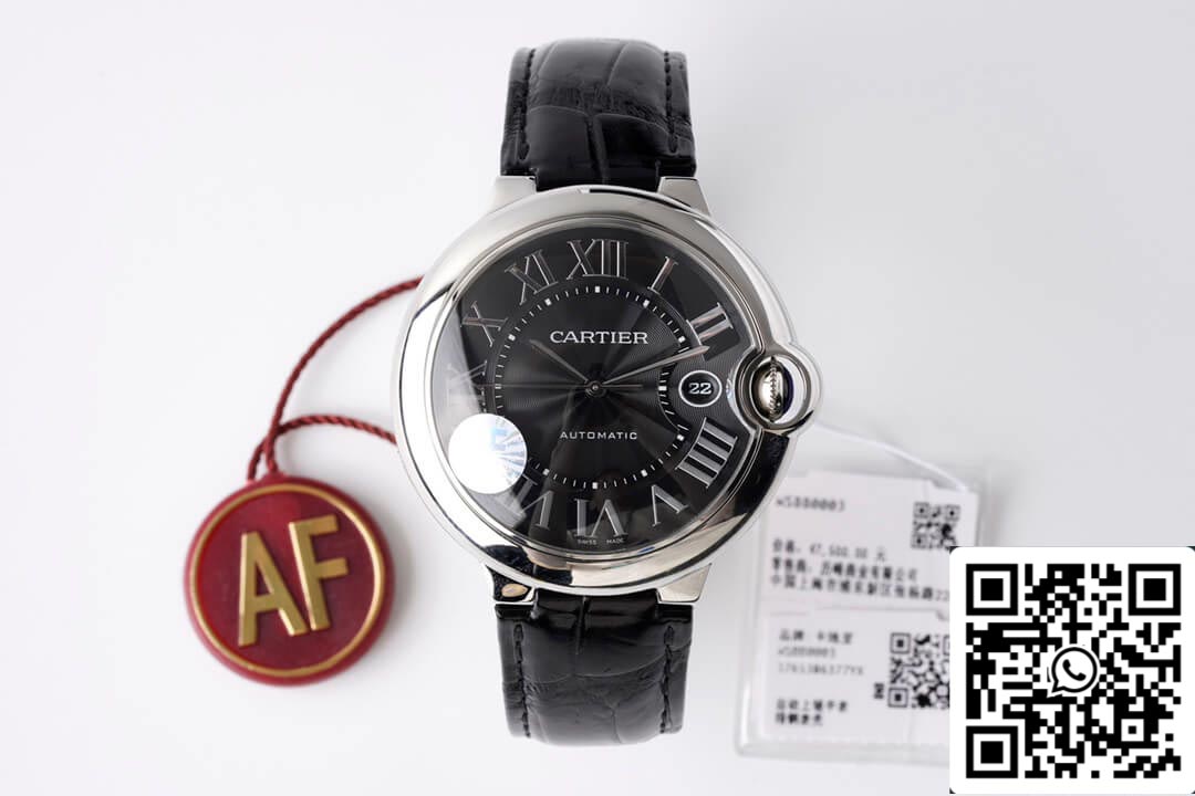 Ballon Bleu De Cartier WSBB0003 42MM 1:1 Best Edition AF Factory Black Dial US Replica Watch