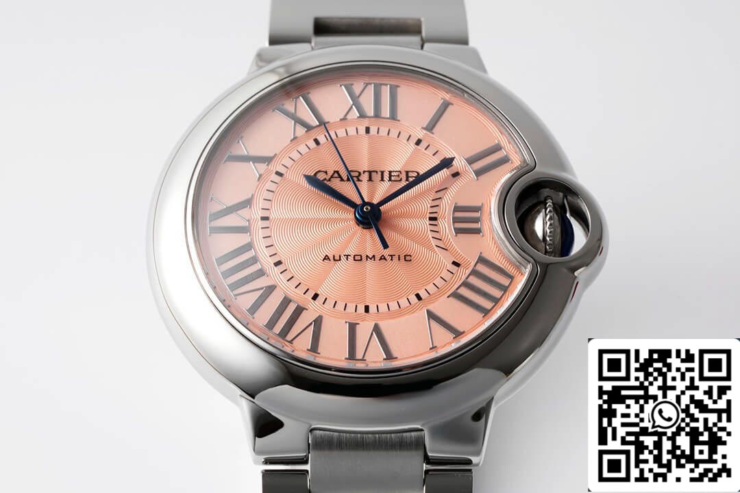 Ballon Bleu De Cartier WSBB0046 33MM 1:1 Best Edition AF Factory Pink Dial US Replica Watch