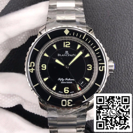 Blancpain Fifty Fathoms 5015 1:1 Best Edition ZF Factory Stainless Steel US Replica Watch