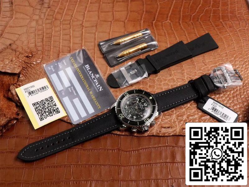 Blancpain Fifty Fathoms 5085F-1130-52 1:1 Best Edition OM factory Black Dial Swiss ETA7750 US Replica Watch