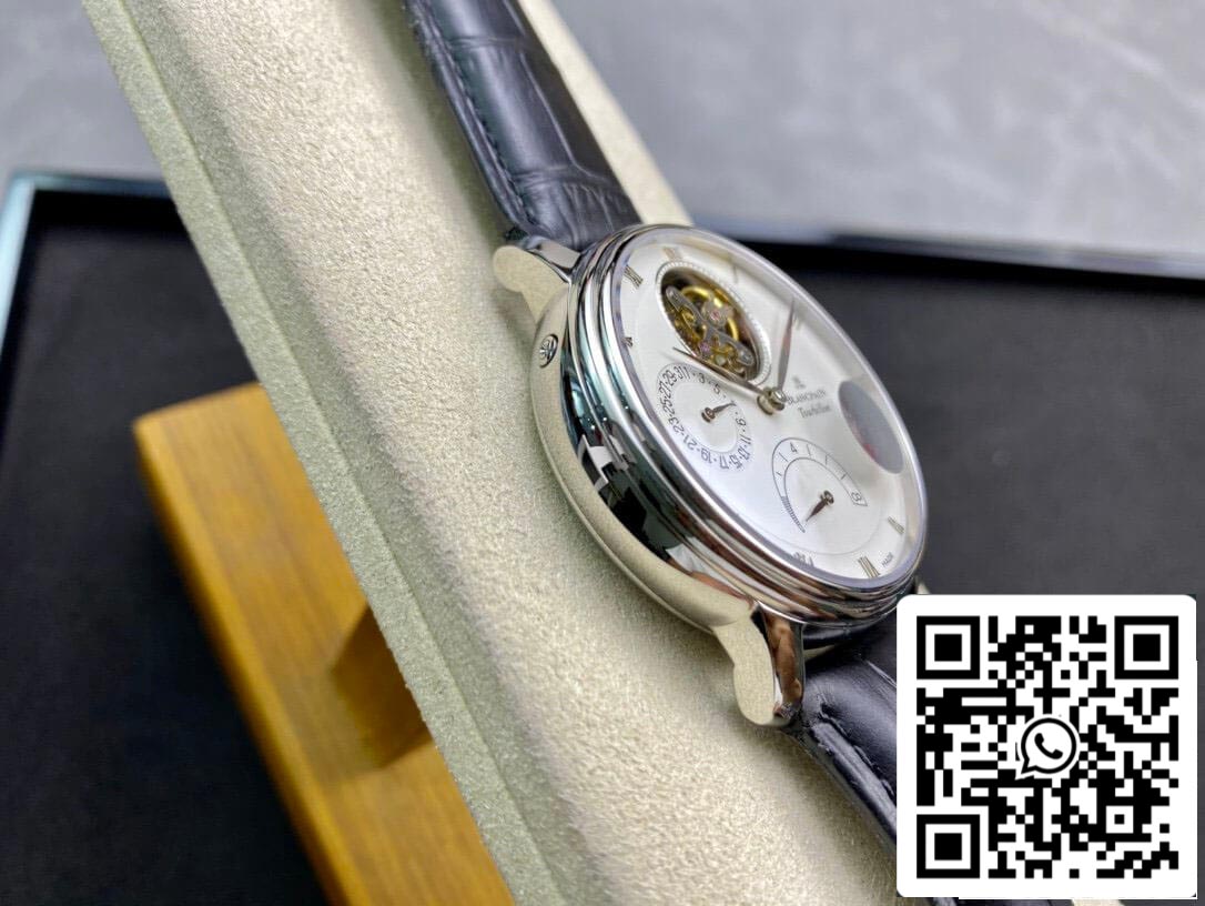 Blancpain Villeret 6025-1542-55 True Tourbillon 1:1 Best Edition JB Factory White Dial Swiss Cal.25 US Replica Watch