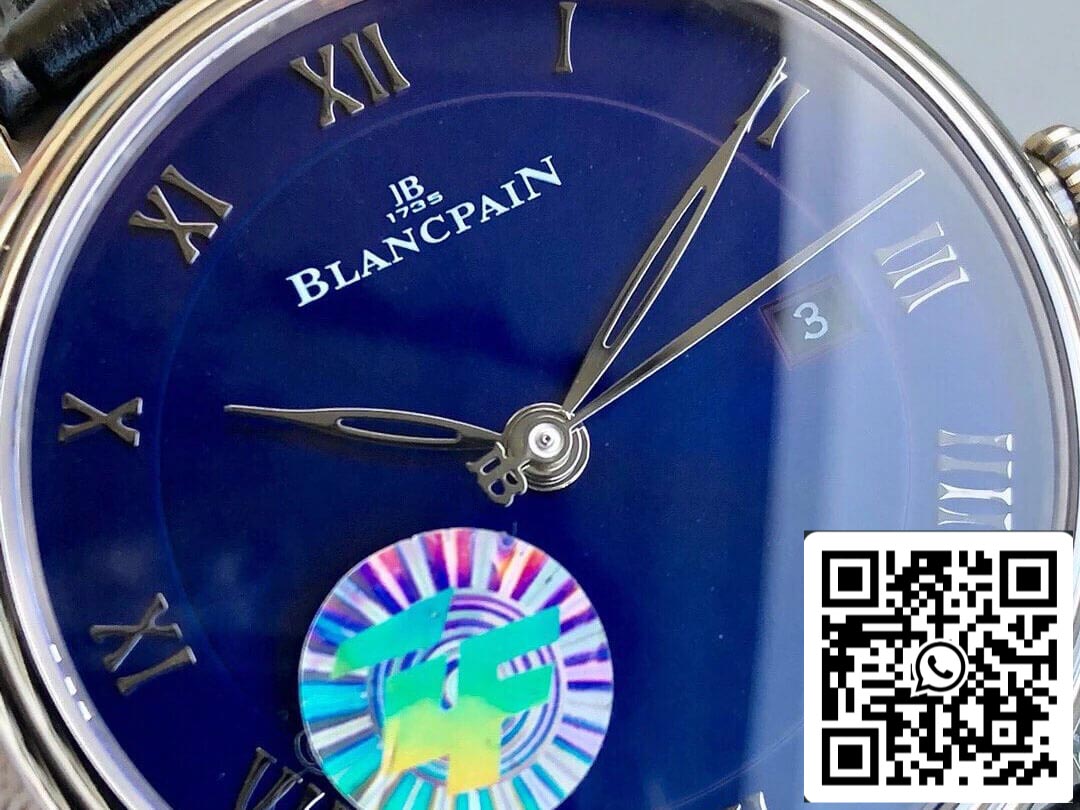 Blancpain Villeret 6551-1127-55B 1:1 Best Edition ZF Factory Blue Dial US Replica Watch