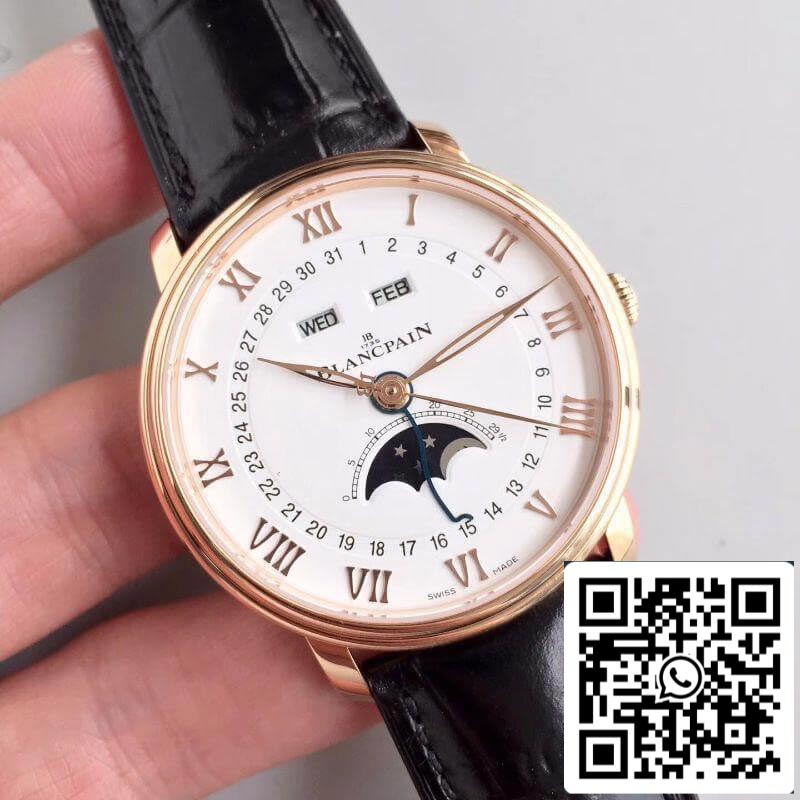 Blancpain Villeret 6654-3642-55B OM Factory 1:1 Best Edition Swiss ETA6654 US Replica Watch
