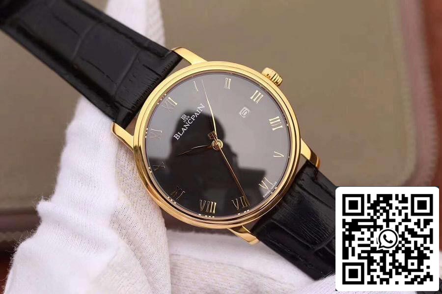 Blancpain Villeret Ultraplate 6651-1127-55B ZF Factory 1:1 Best Edition Swiss ETA1151 US Replica Watch