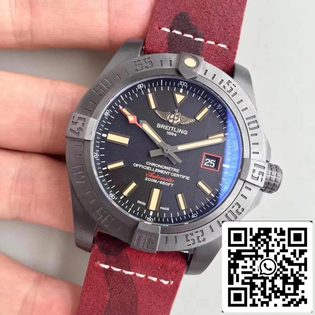 Breitling Avenger Blackbird V1731110/BD74/109W/M20BASA.1 GF Factory 1:1 Best Edition Swiss ETA2824-2 Black Dial US Replica Watch