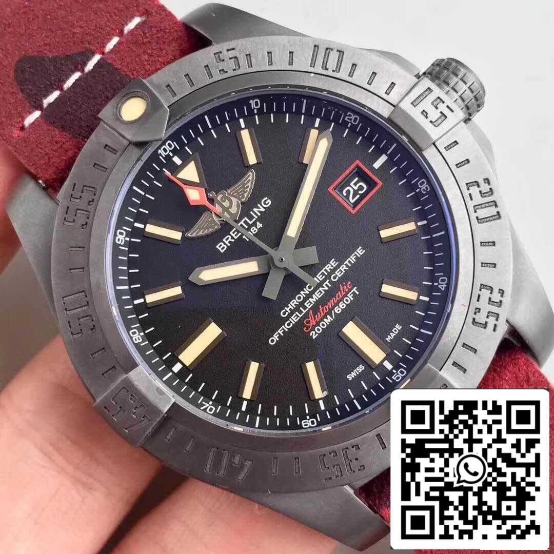 Breitling Avenger Blackbird V1731110/BD74/109W/M20BASA.1 GF Factory 1:1 Best Edition Swiss ETA2824-2 Black Dial US Replica Watch