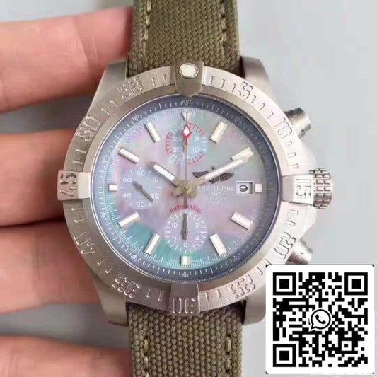 Breitling Avenger E1338310/M534/253S/E20DSA.2 GF Factory 1:1 Best Edition Swiss ETA7750 Blue Mother Of Pearl Dial US Replica Watch