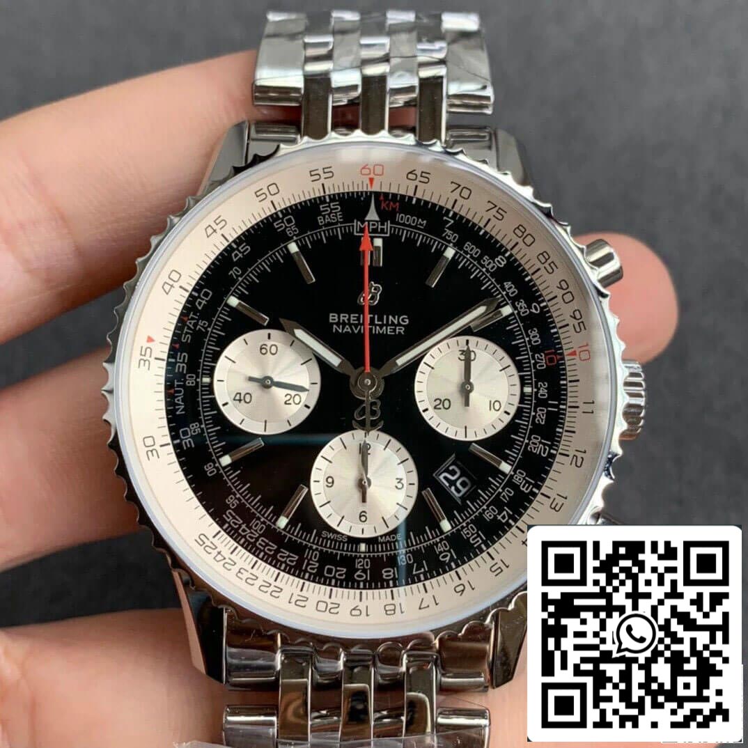 Breitling Navitimer 1 B01 AB0121211B1A1 1:1 Best Edition GF Factory Stainless Steel US Replica Watch