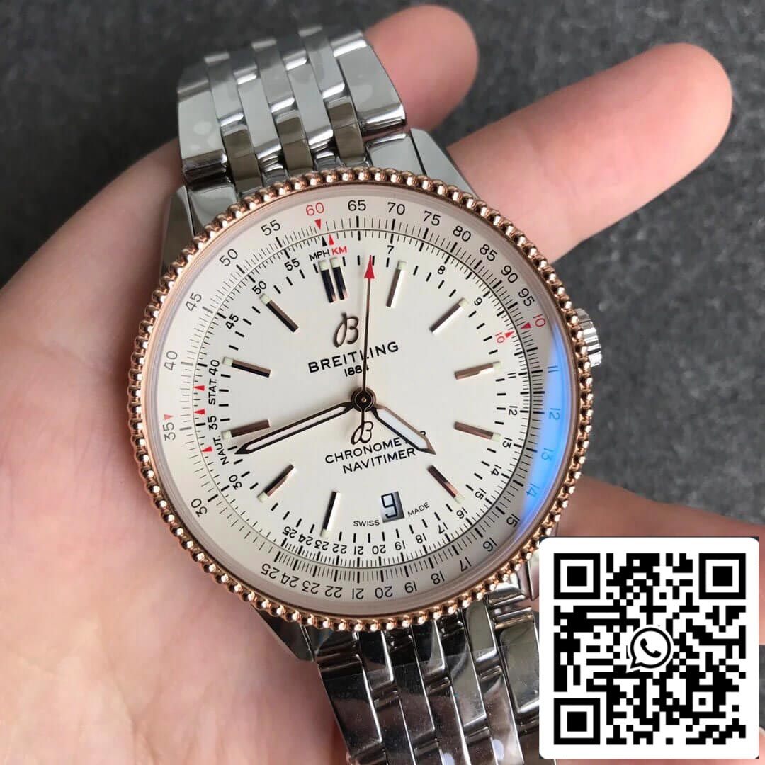 Breitling Navitimer 1 U17326211G1A1 1:1 Best Edition V7 Factory White Dial US Replica Watch