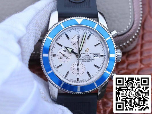 Breitling Superocean Heritage II A1331217 OM Factory 1:1 Best Edition Swiss ETA7750 White Dial US Replica Watch