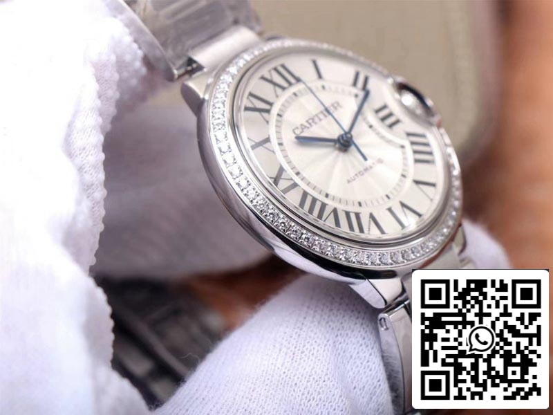 Cartier Ballon Bleu W4BB0017 1:1 Best Edition V6 Factory White Dial Swiss Movement US Replica Watch