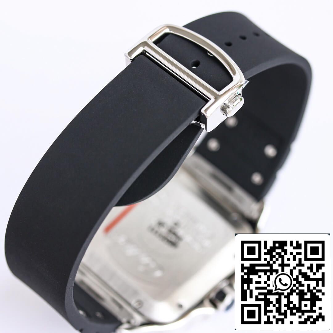 Cartier Santos WSSA0018 1:1 Best Edition GF Factory V2 Rubber Strap US Replica Watch