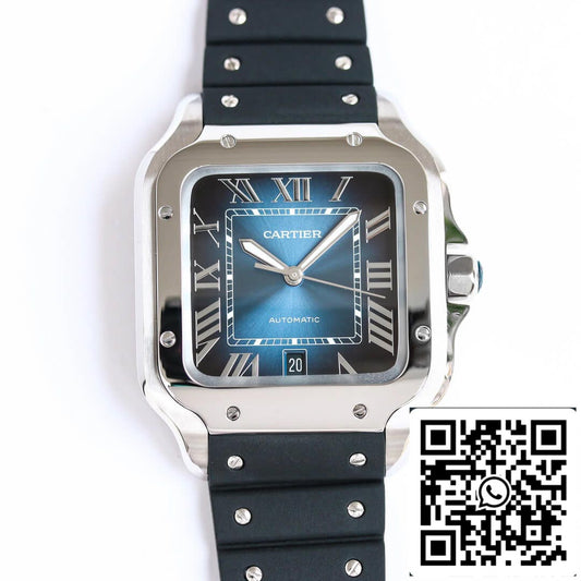 Cartier Santos WSSA0030 1:1 Best Edition GF Factory V2 Rubber Strap US Replica Watch