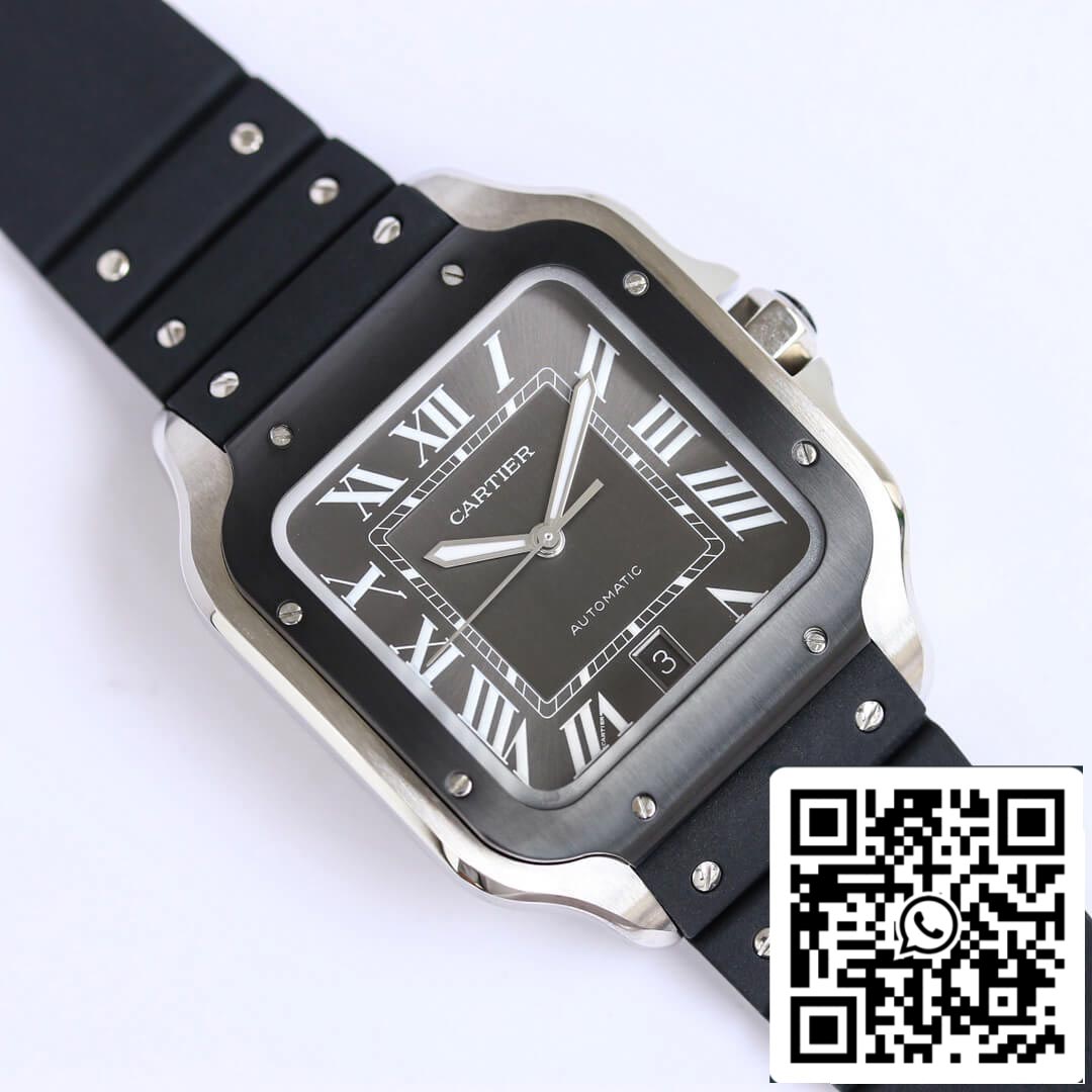Cartier Santos WSSA0037 1:1 Best Edition GF Factory V2 Rubber Strap US Replica Watch