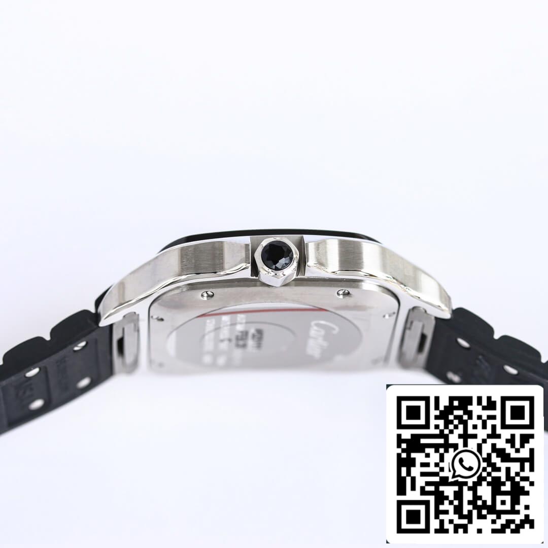 Cartier Santos WSSA0037 1:1 Best Edition GF Factory V2 Rubber Strap US Replica Watch