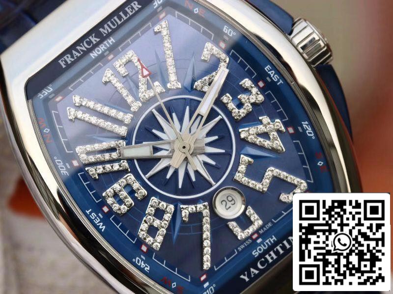 Franck Muller Vanguard V45 Blue Dial 1:1 Best Edition Swiss ETA2824 Blue Dia US Replica Watch