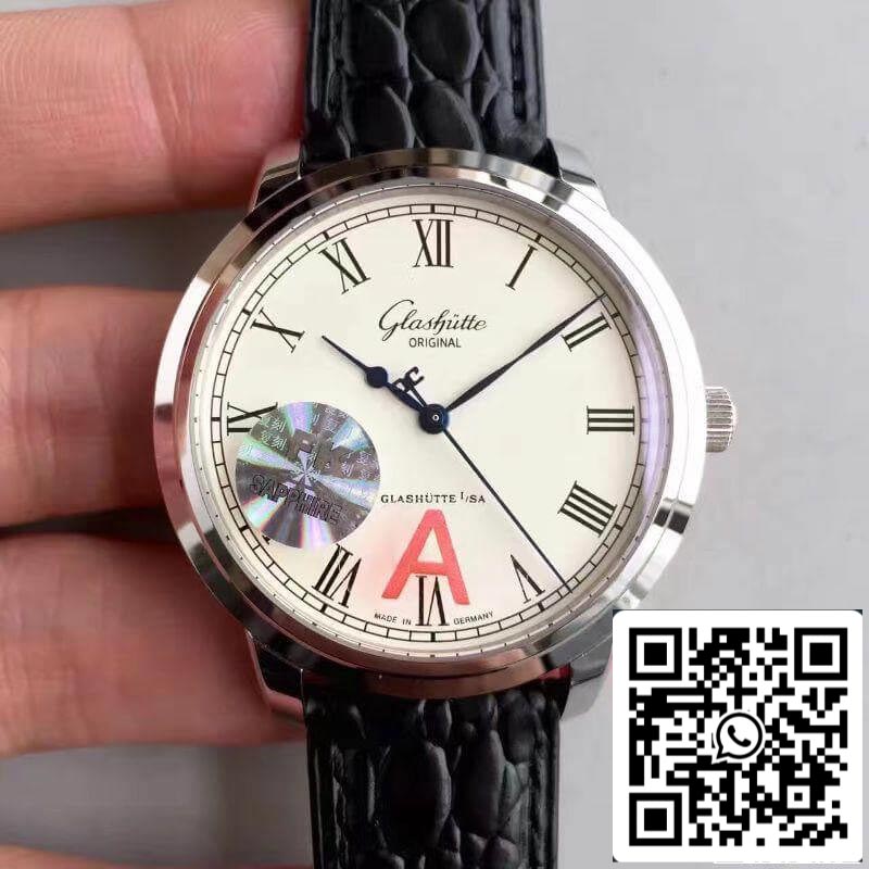 Glashutte Original Senator 1-39-59-01-02-04 FK Factory 1:1 Best Edition Swiss ETA2824 White Dial US Replica Watch