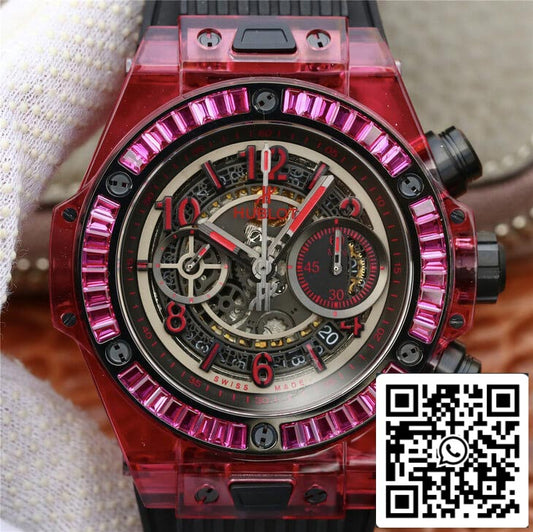 Hublot Big Bang 411.JX.4802.RT 1:1 Best Edition Red Case Black Strap US Replica Watch