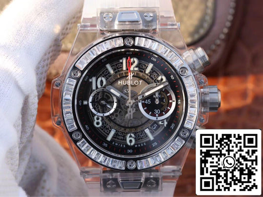 Hublot Big Bang 411.JX.4802.RT 1:1 Best Edition White Rubber Strap US Replica Watch