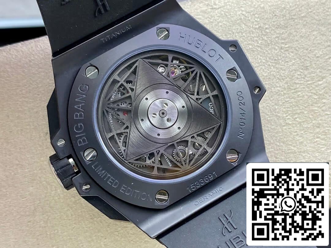 Hublot Big Bang Sang Bleu II 418.CX.1114.RX.MXM20 1:1 Best Edition BB Factory Black Ceramics US Replica Watch