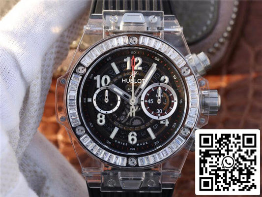 Hublot Big Bang Unico 411.JX.1170.RX Men Watches 1:1 Best Edition Swiss ETA1242 Black Rubber Strap US Replica Watch