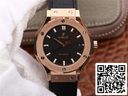 Hublot Classic Fusion 511.OX.1181.LR JJ Factory Mechanical Watches 1:1 Best Edition Swiss ETA2892 Black Dial US Replica Watch