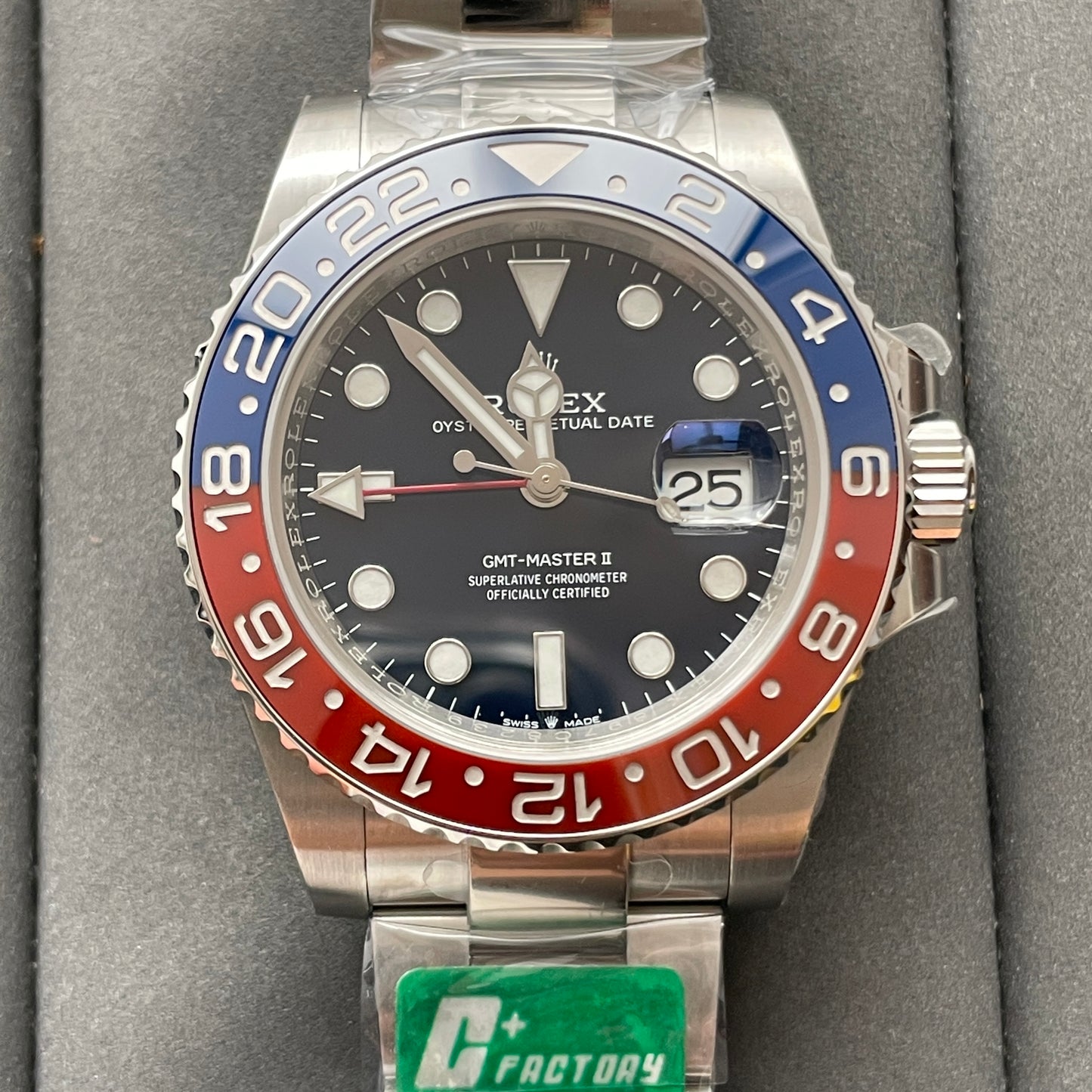 Rolex GMT Master II M126719blro-0003 1:1 Meilleure édition C+ Cadran bleu d'usine