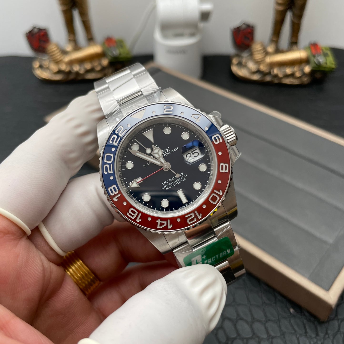 Rolex GMT Master II M126719blro-0003 1:1 Meilleure édition C+ Cadran bleu d'usine