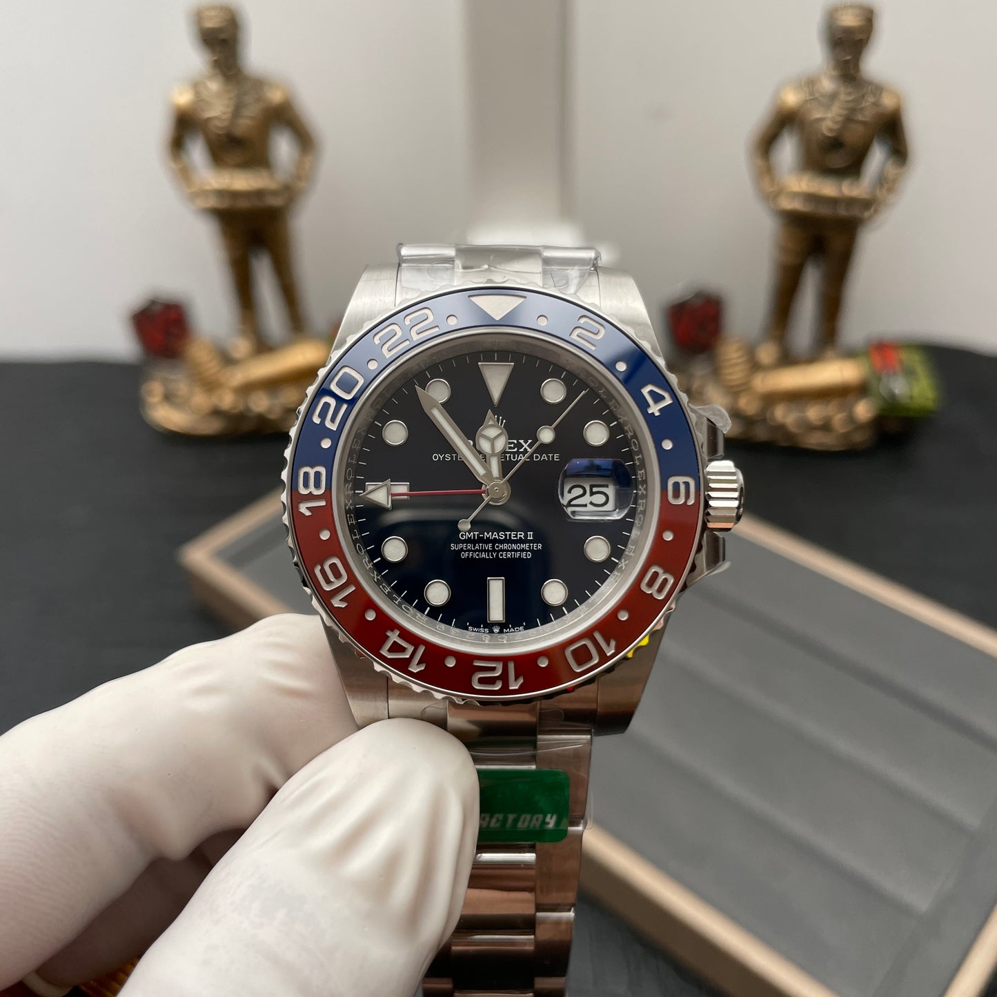 Rolex GMT Master II M126719blro-0003 1:1 Meilleure édition C+ Cadran bleu d'usine