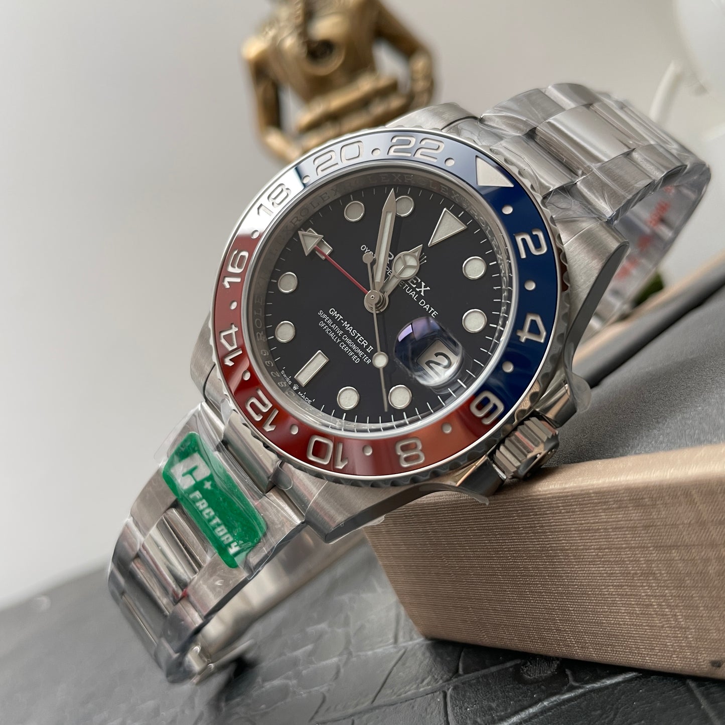 Rolex GMT Master II M126719blro-0003 1:1 Meilleure édition C+ Cadran bleu d'usine