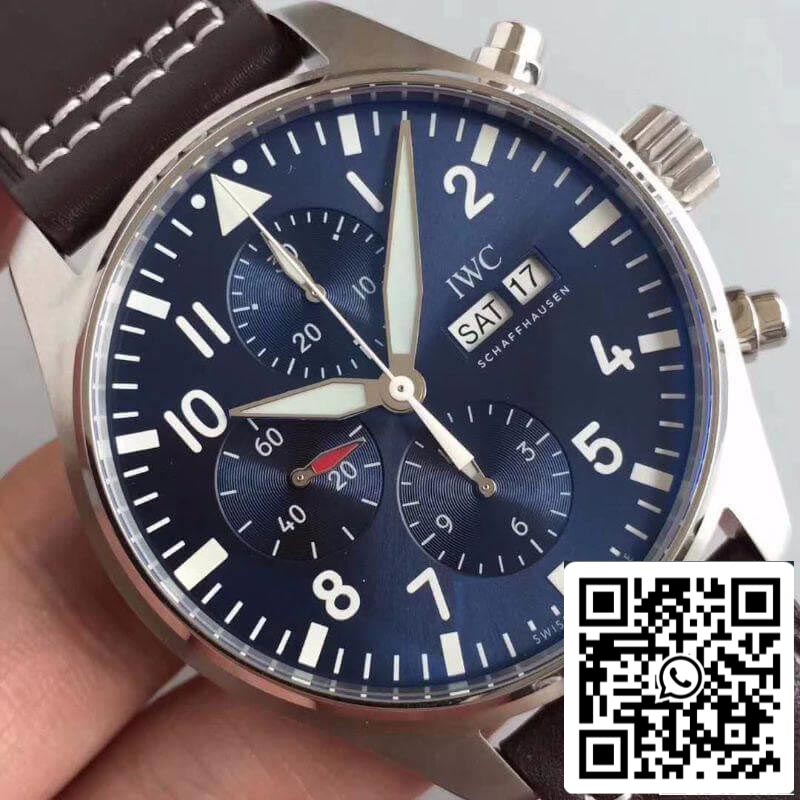 IWC Pilot Chronograph IW377714 ZF Factory Men Watches 1:1 Best Edition Swiss ETA7750 US Replica Watch