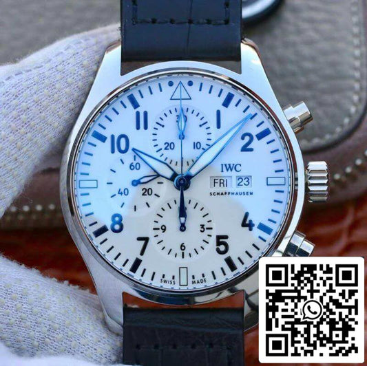 IWC Pilot Chronograph IW377725 ZF Factory 1:1 Best Edition Swiss ETA7750 Leather Watch Strap US Replica Watch