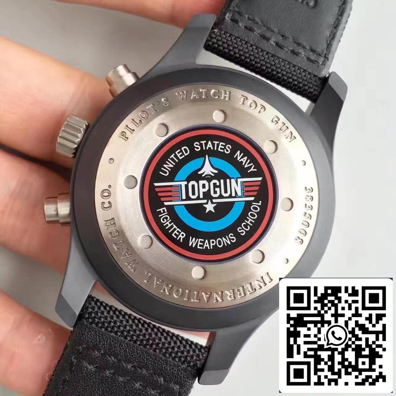 IWC Pilot Chronograph IW388001 ZF Factory 1:1 Best Edition Swiss ETA7750 Black Dial US Replica Watch