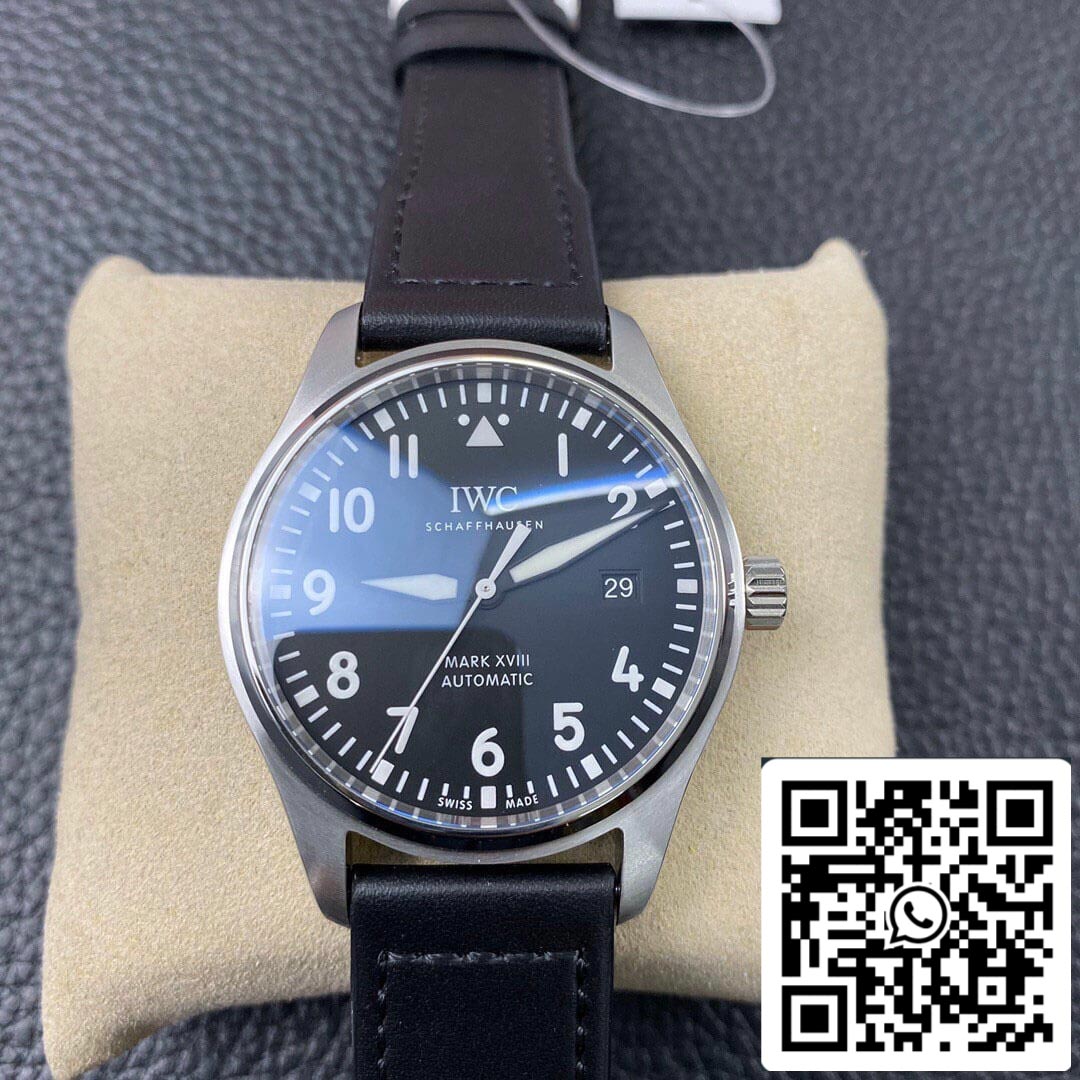 IWC Pilot IW327001 1:1 Best Edition V7 Factory Black Dial US Replica Watch