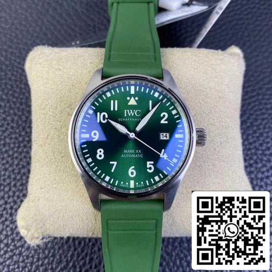 IWC Pilot IW328205 1:1 Best Edition M+ Factory Green Dial US Replica Watch