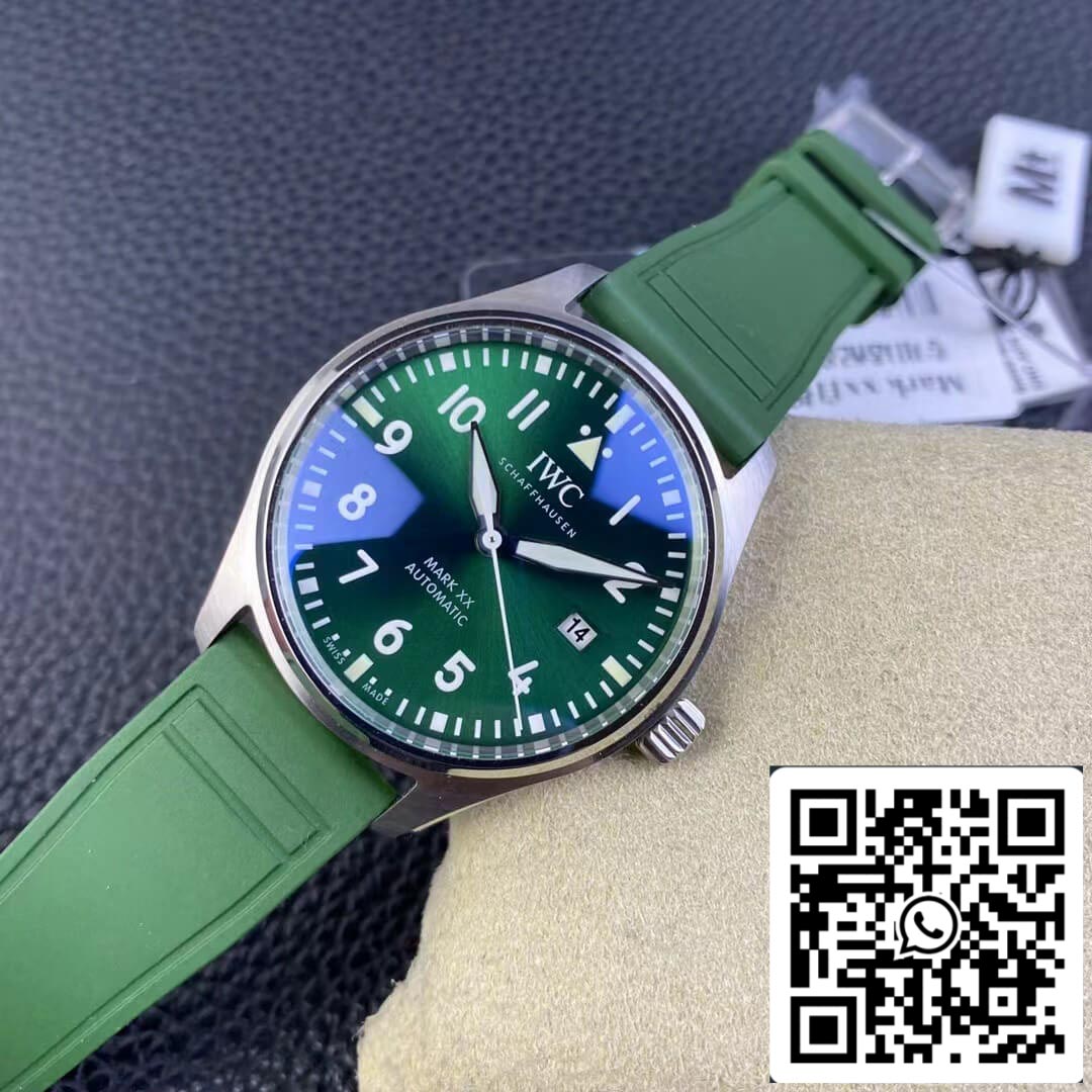 IWC Pilot IW328205 1:1 Best Edition M+ Factory Green Dial US Replica Watch