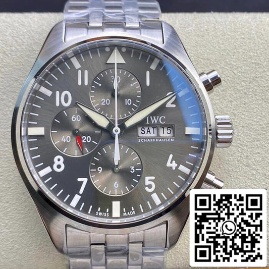 IWC Pilot IW377719 1:1 Best Edition ZF Factory Grey Dial US Replica Watch